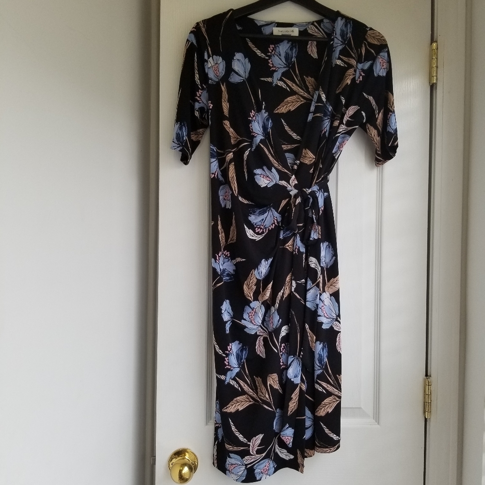 Motherhood Maternity Dress - Faux wrap